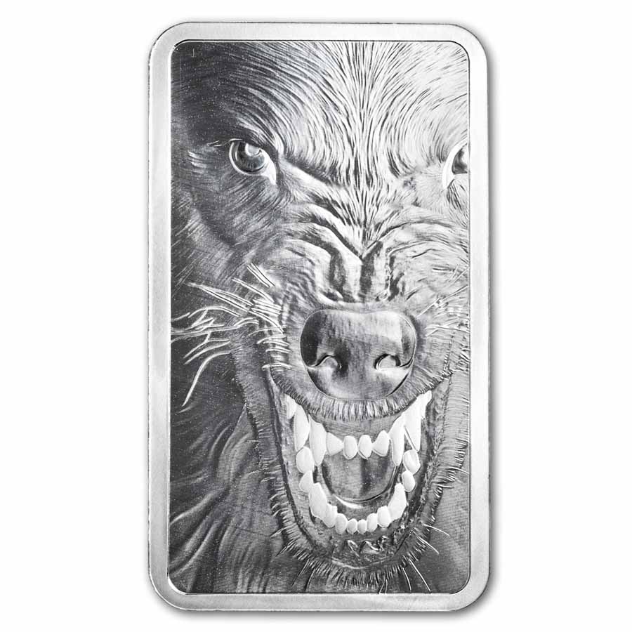 10 oz Silver Bar - PAMP Suisse Into the Wild - Wolf | eBay